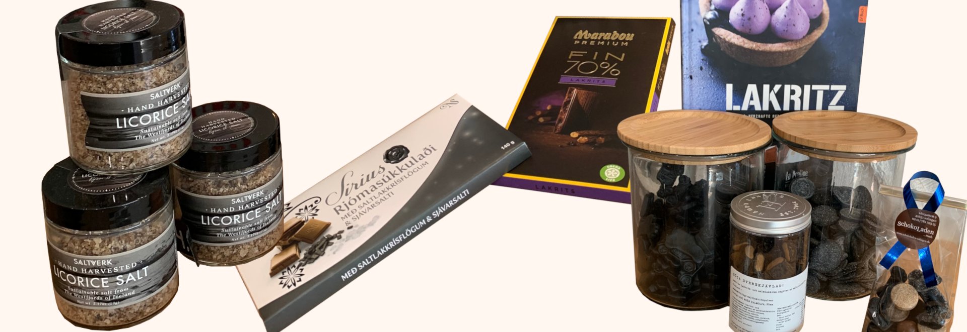 Lakritz Collage diverser Sorten