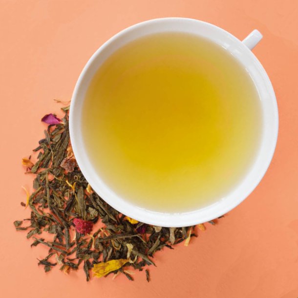 Bild einer Teetasse von oben